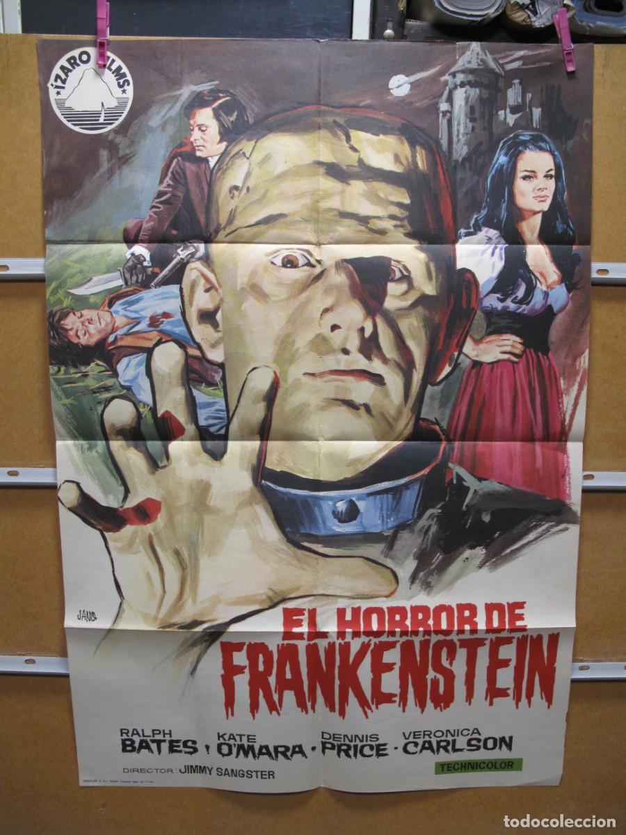 Cine: POSTER2246 EL HORROR DE FRANKENSTEIN - Foto 1