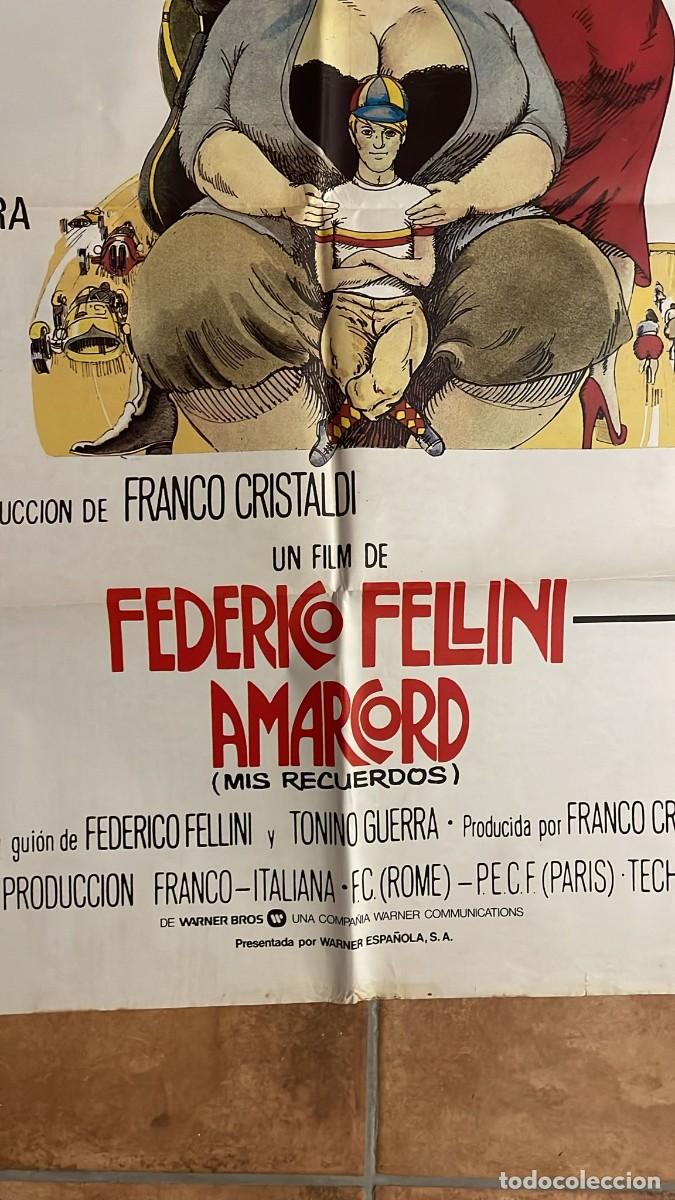 Cine: AMARCORD POSTER ORIGINAL - Foto 3