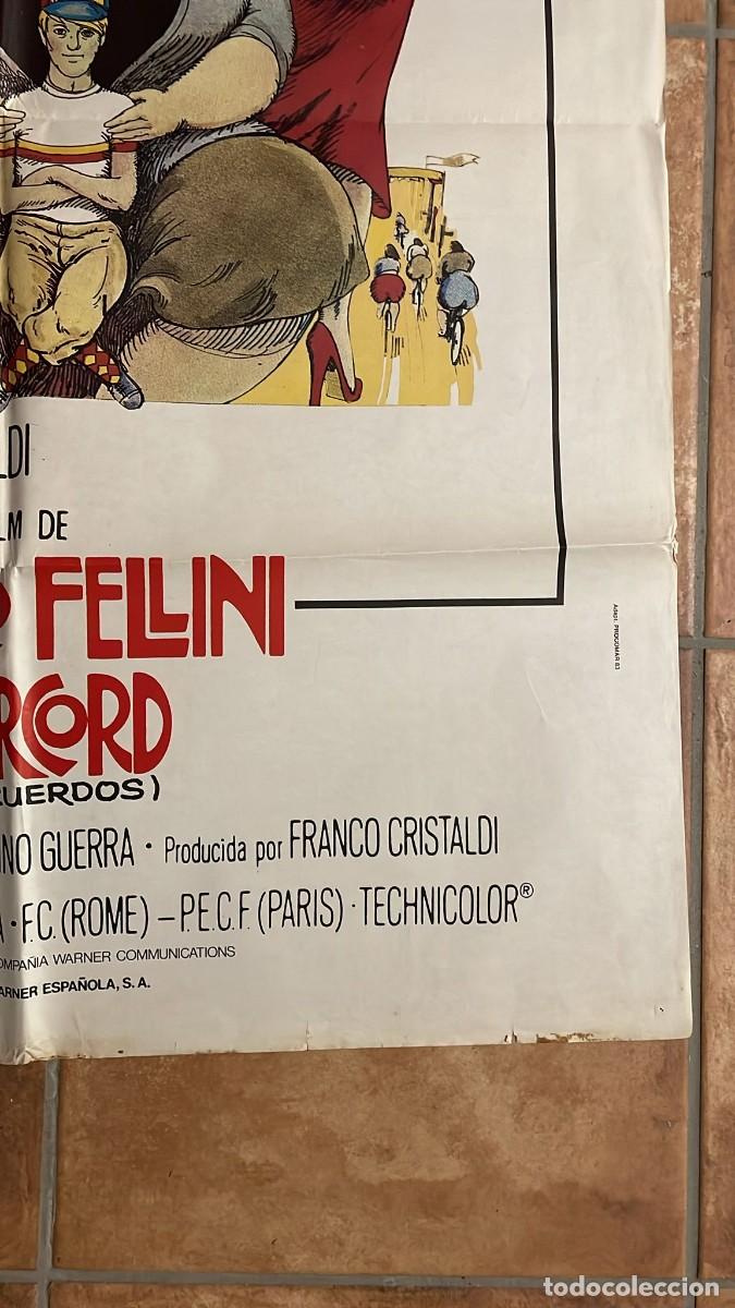 Cine: AMARCORD POSTER ORIGINAL - Foto 5