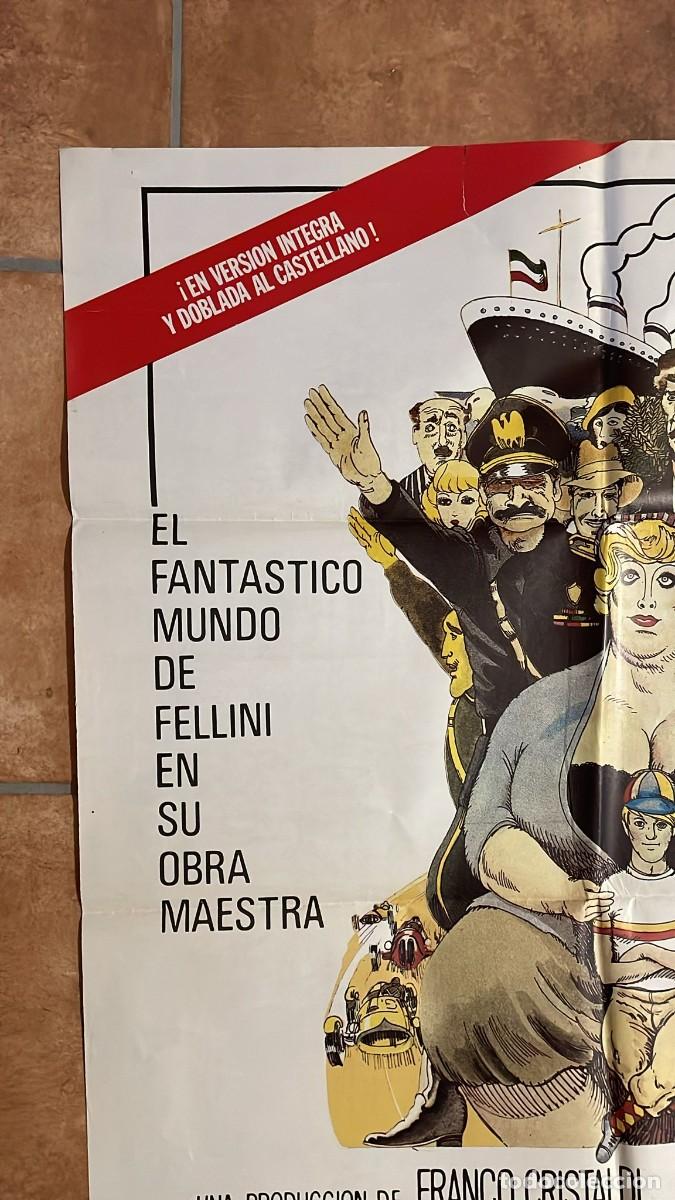 Cine: AMARCORD POSTER ORIGINAL - Foto 6