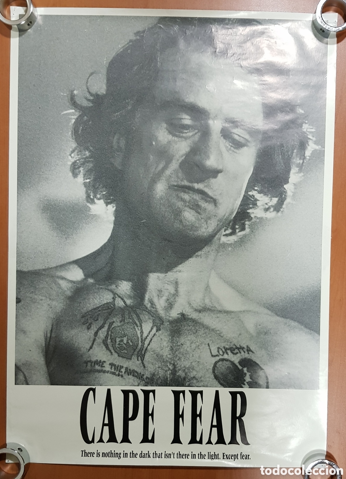 Cin&eacute;ma: P&Oacute;STER PEL&Iacute;CULA EL CABO DEL MIEDO CAPE FEAR ROBERT DE NIRO. P&Oacute;STER A&Ntilde;OS 90