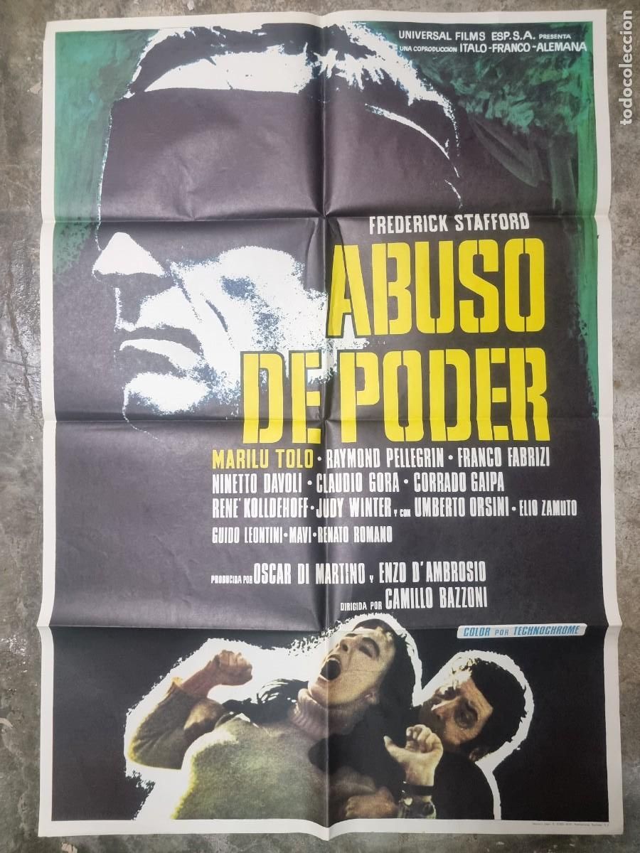 Cine: Cartel.Abuso de Poder.Poster Original 70x100 - Foto 1