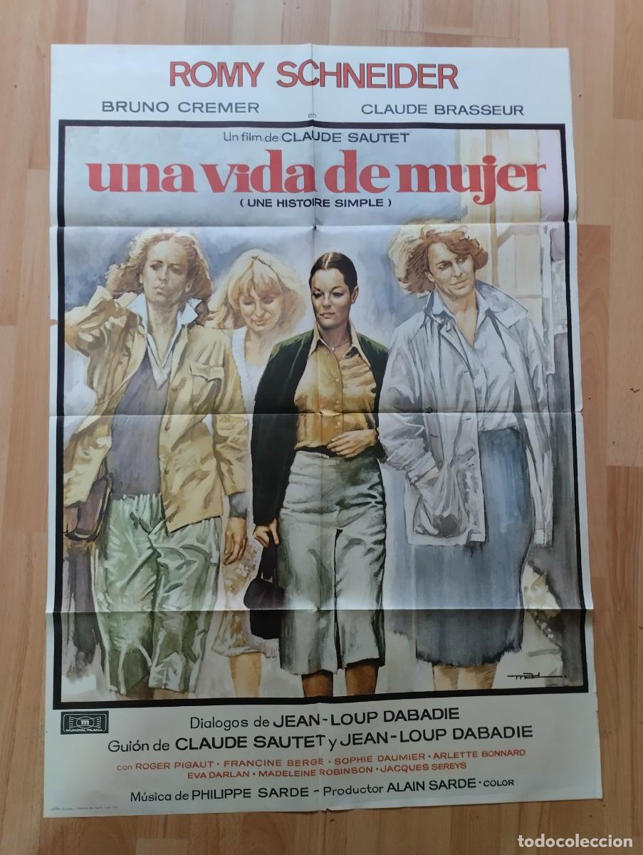 Cine: POSTER DE LA PELICULA----UNA VIDA DE MUJER - Foto 1