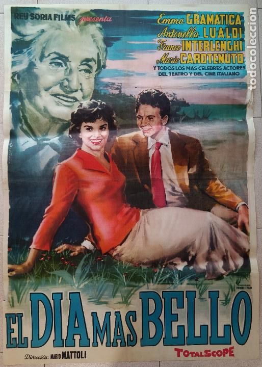 Cinema: CARTEL CINE EL DIA MAS BELLO EMMA GRAMATICA ANTONELLA LUALDI C2350