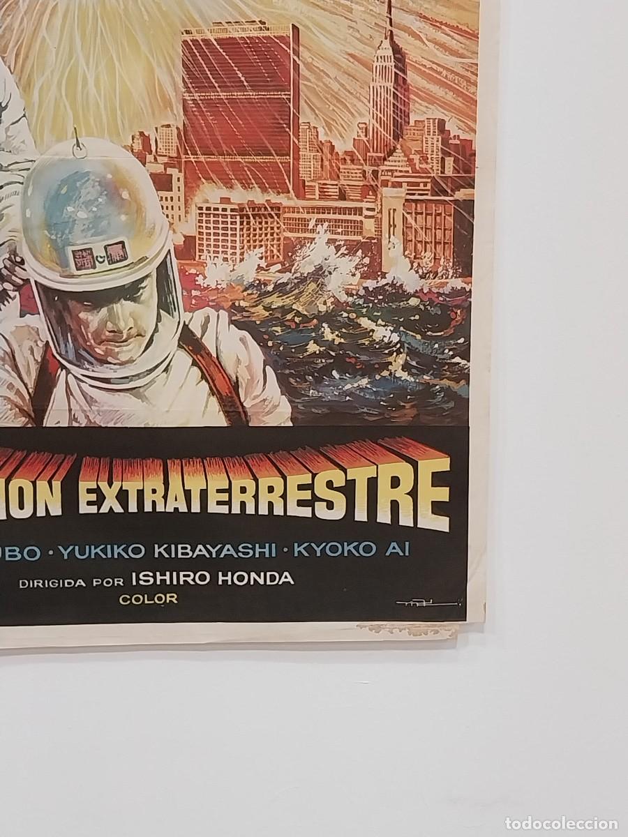 Cine: INVASI&Oacute;N EXTRATERRESTRE POSTER ORIGINAL - Foto 2