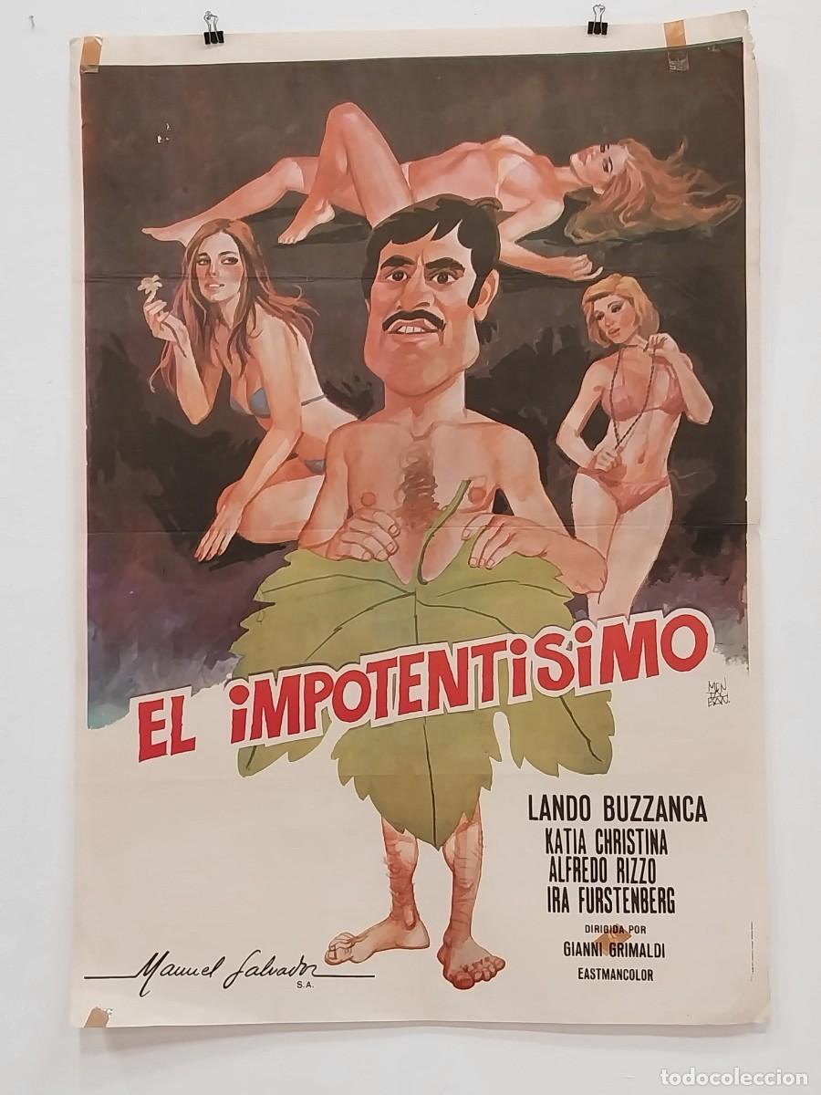 Cine: EL IMPOTENT&Iacute;SIMO POSTER ORIGINAL - Foto 1