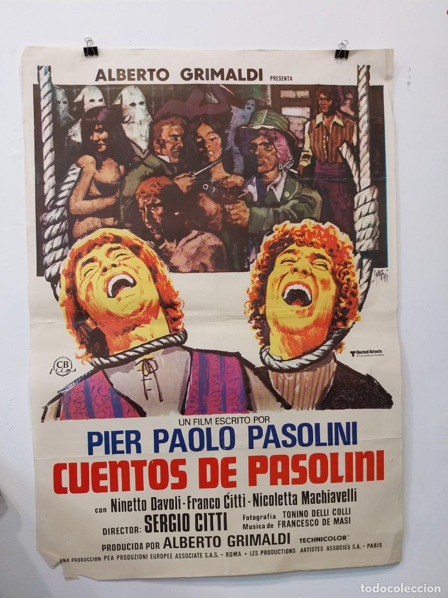 Cine: CUENTOS DE PASOLINI POSTER ORIGINAL - Foto 1