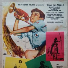 Cine: CARTEL CINE DE LA PIEL DEL DIABLO TONI DEL VALLE SANTIAGO RIVERO 1962 JANO C2360