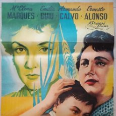 Cine: CARTEL CINE MATERNIDAD IMPOSIBLE Mª ELENA MARQUES EMILIA GUIU A. PERIS 1958 C2366