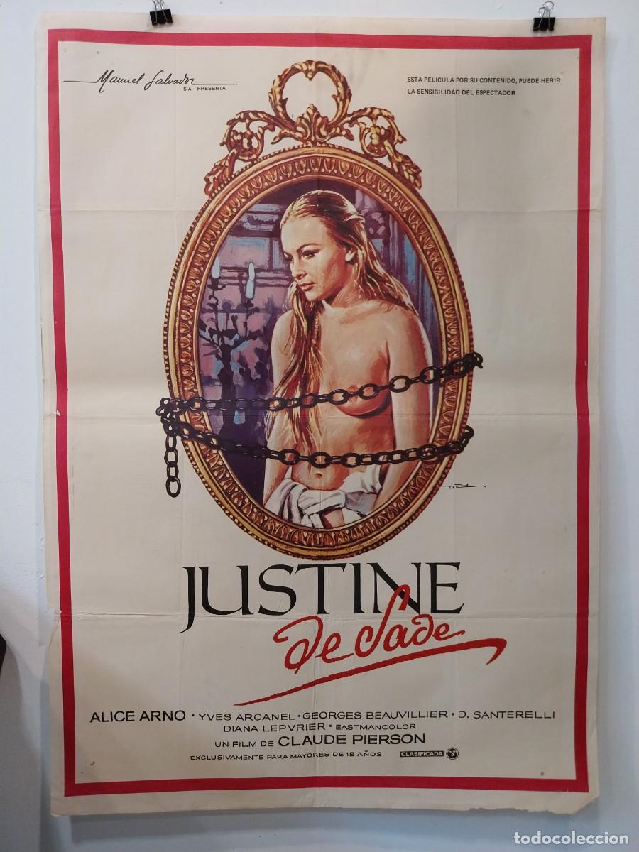 Cine: JUSTINE DE SADE POSTER ORIGINAL - Foto 1