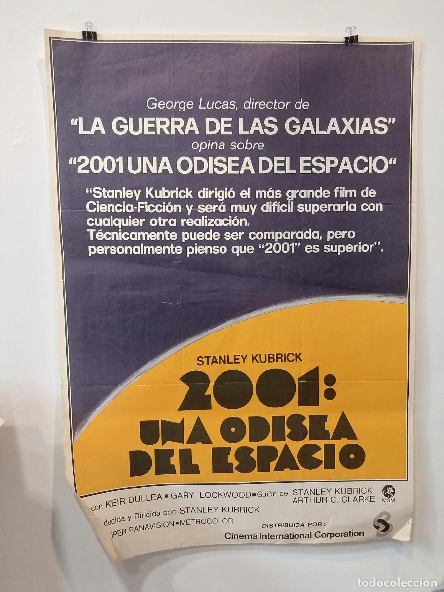 Cine: 2001: UNA ODISEA DEL ESPACIO POSTER ORIGINAL - Foto 1