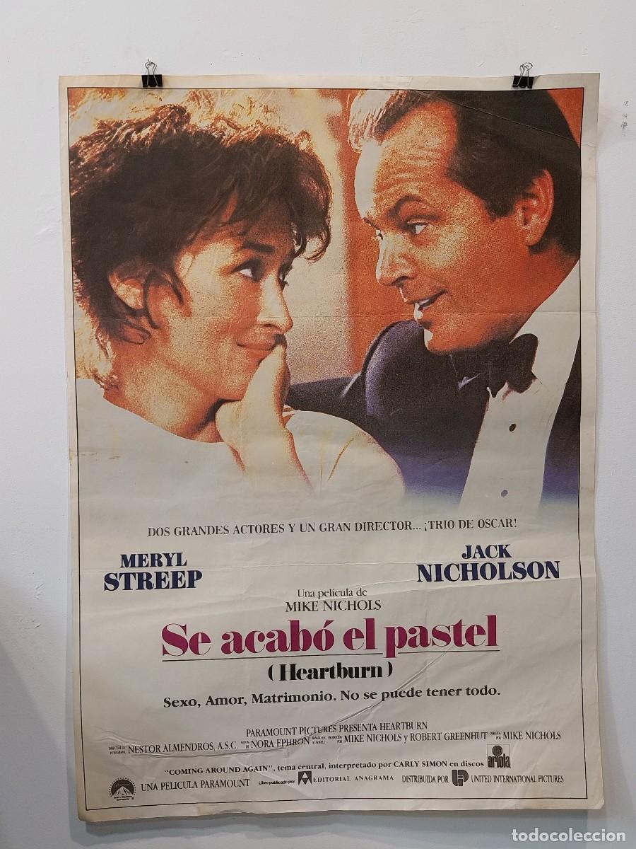 Cine: SE ACAB&Oacute; EL PASTEL POSTER ORIGINAL - Foto 1