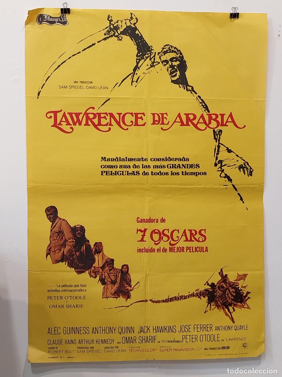 Cine: LAWRENCE DE ARABIA POSTER ORIGINAL - Foto 1