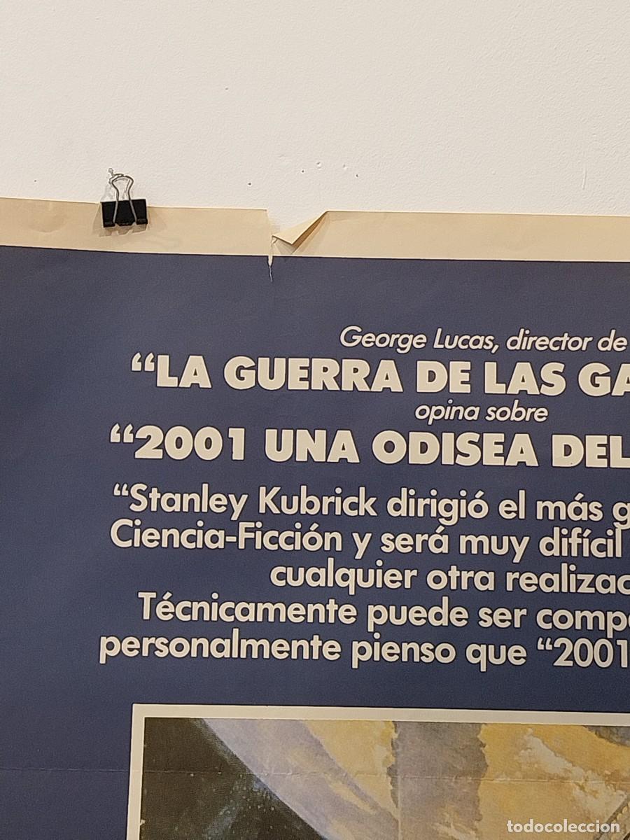 Cine: 2001: UNA ODISEA DEL ESPACIO POSTER ORIGINAL - Foto 2