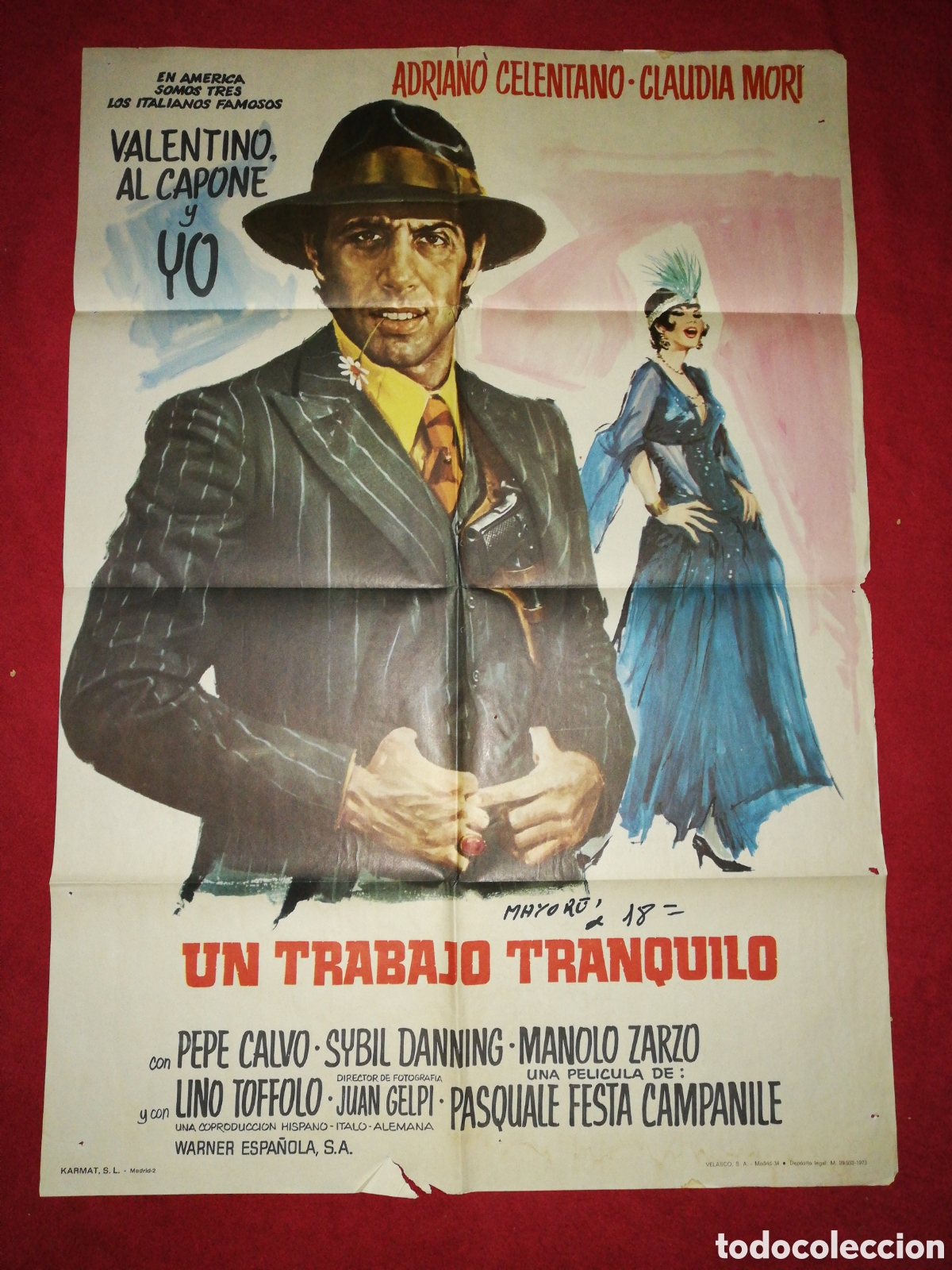 un trabajo tranquilo, adriano celentano - Compra venta en todocoleccion