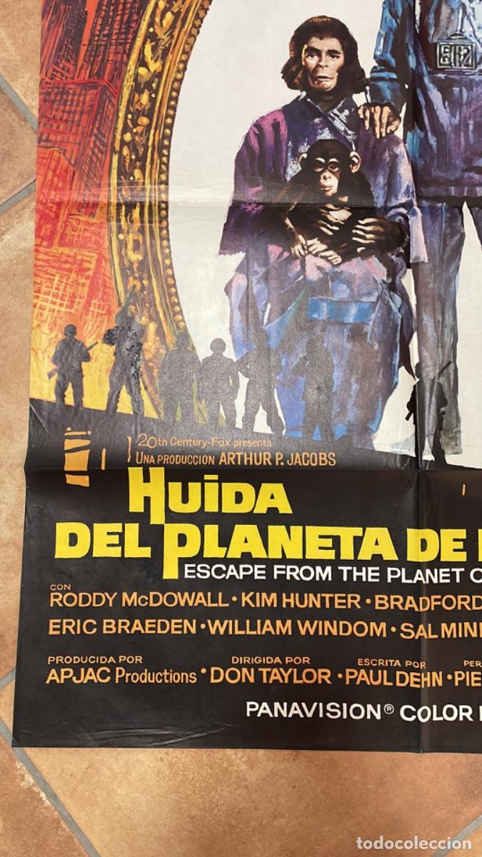 Cine: HUIDA DEL PLANETA DE LOS SIMIOS POSTER ORIGINAL - Foto 3