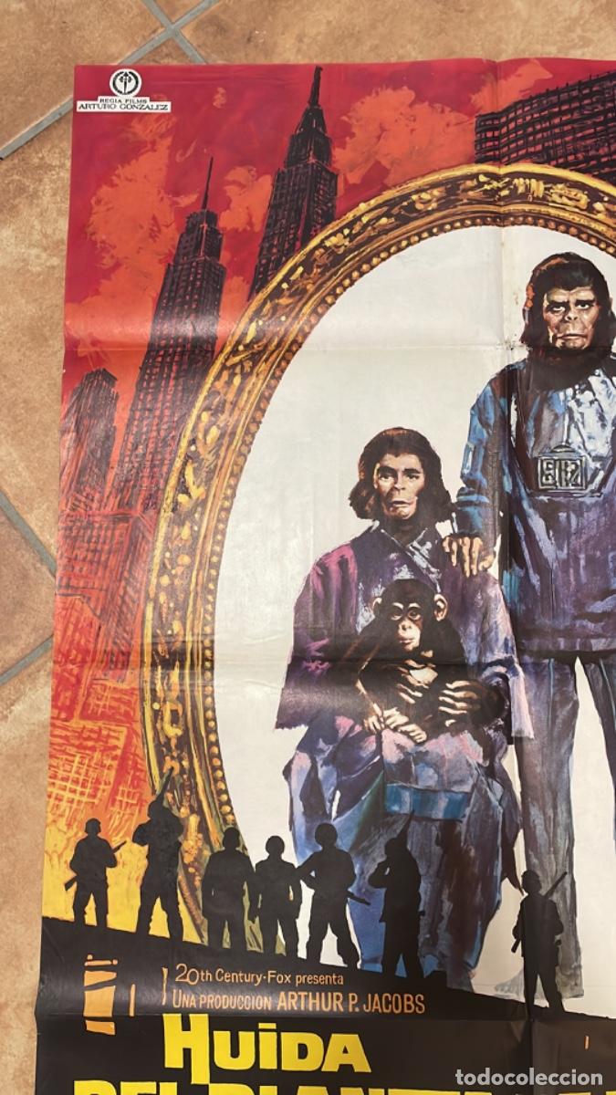 Cine: HUIDA DEL PLANETA DE LOS SIMIOS POSTER ORIGINAL - Foto 4