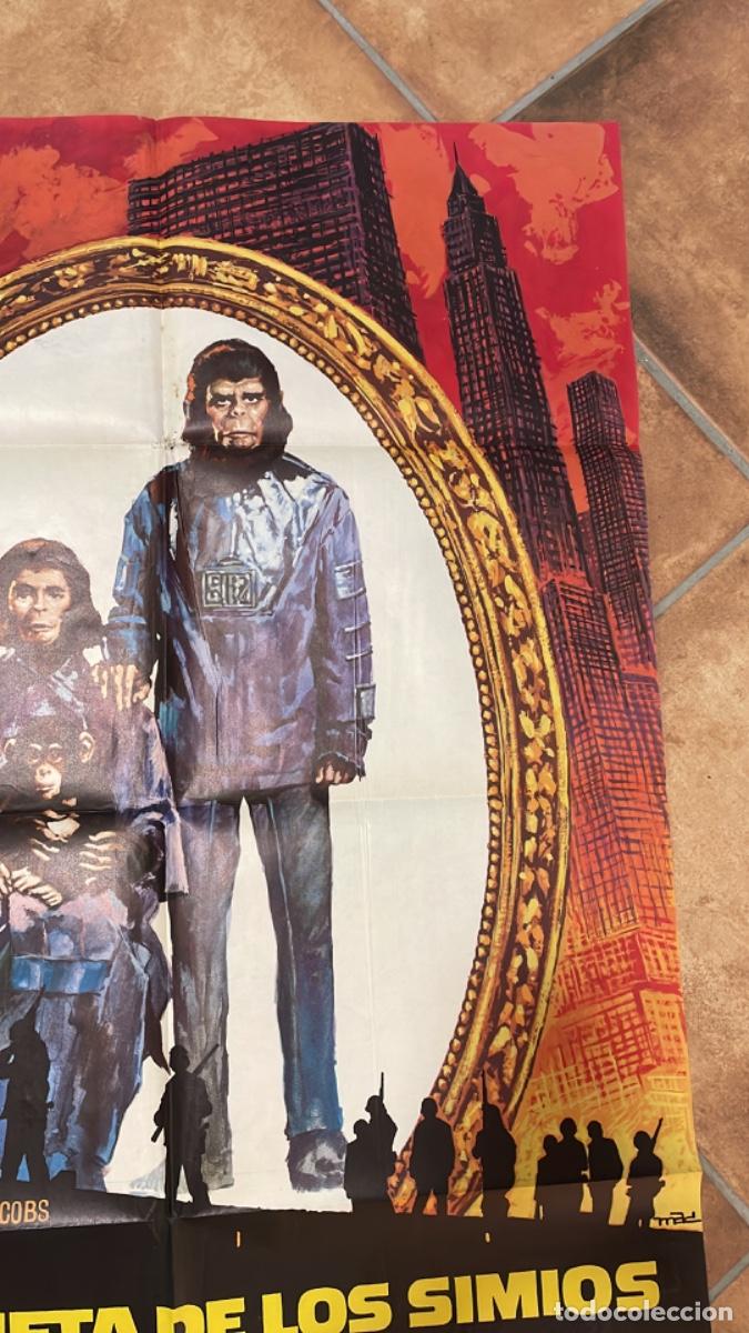 Cine: HUIDA DEL PLANETA DE LOS SIMIOS POSTER ORIGINAL - Foto 5
