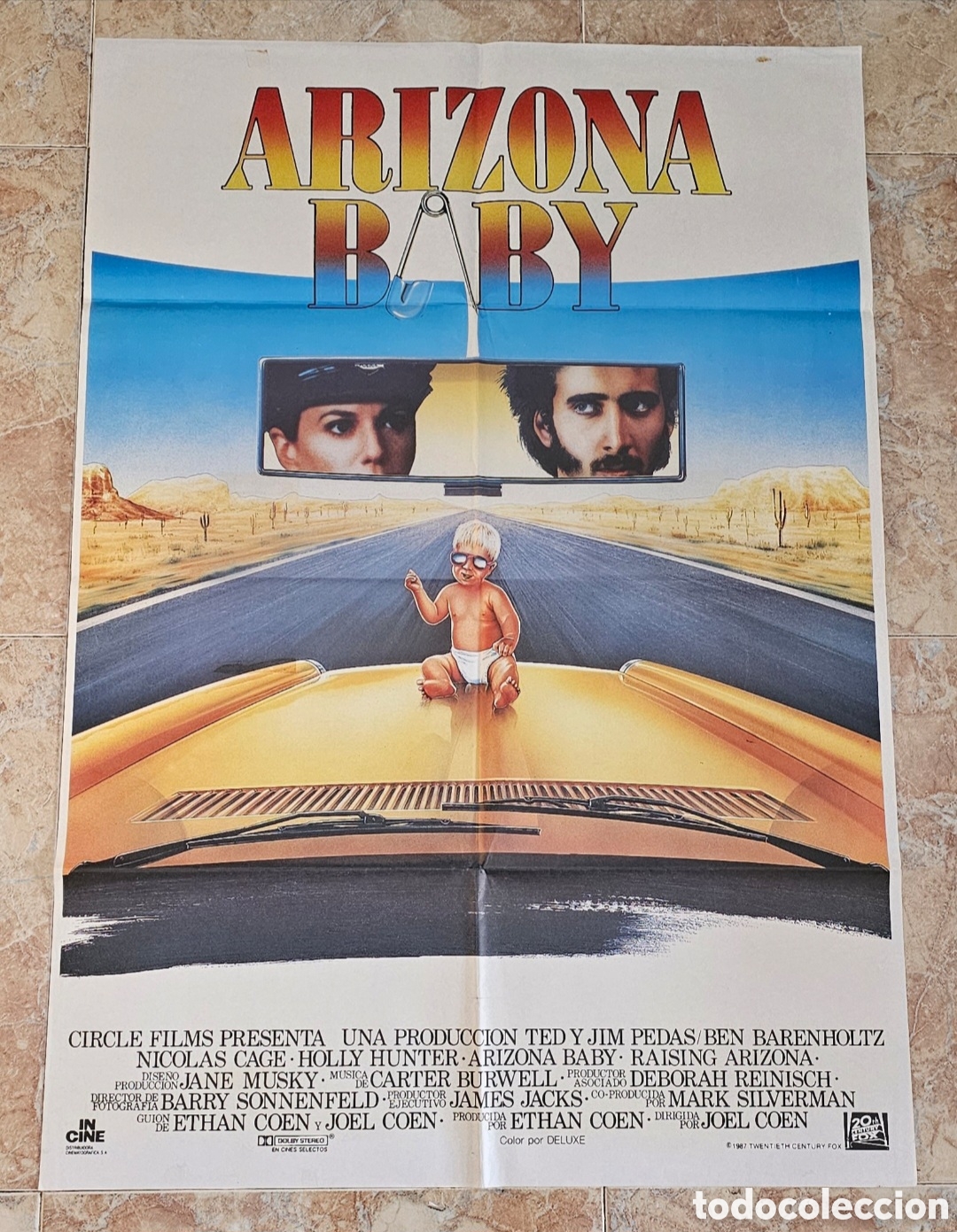 Cinema: POSTER ORIGINAL ARIZONA BABY Nicol&aacute;s Cage