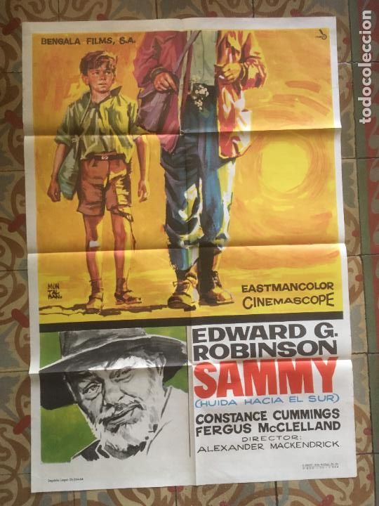 Cinema: sammy huida hacia el sur poster cartel original estreno