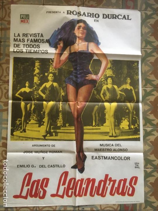 Cinema: las leandras rosario durcal poster cartel original