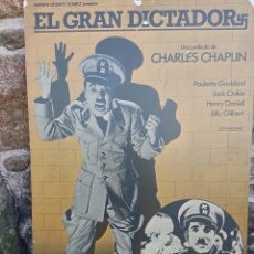 Cine: PÓSTER EL GRAN DICTADOR 67,5 CM X 97 CM