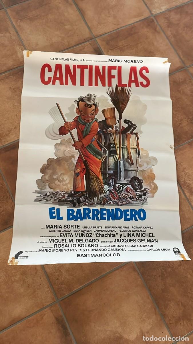 Cine: CANTINFLAS EL BARRENDERO POSTER ORIGINAL - Foto 1