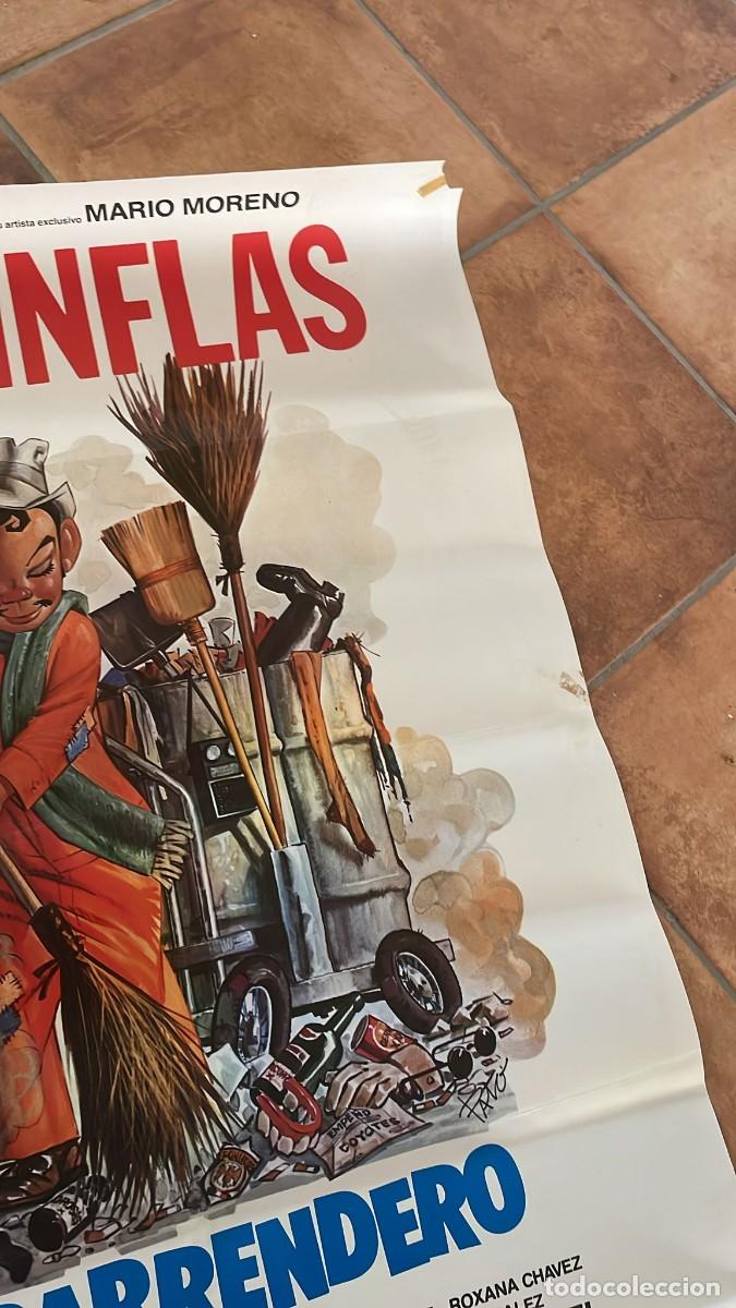 Cine: CANTINFLAS EL BARRENDERO POSTER ORIGINAL - Foto 2