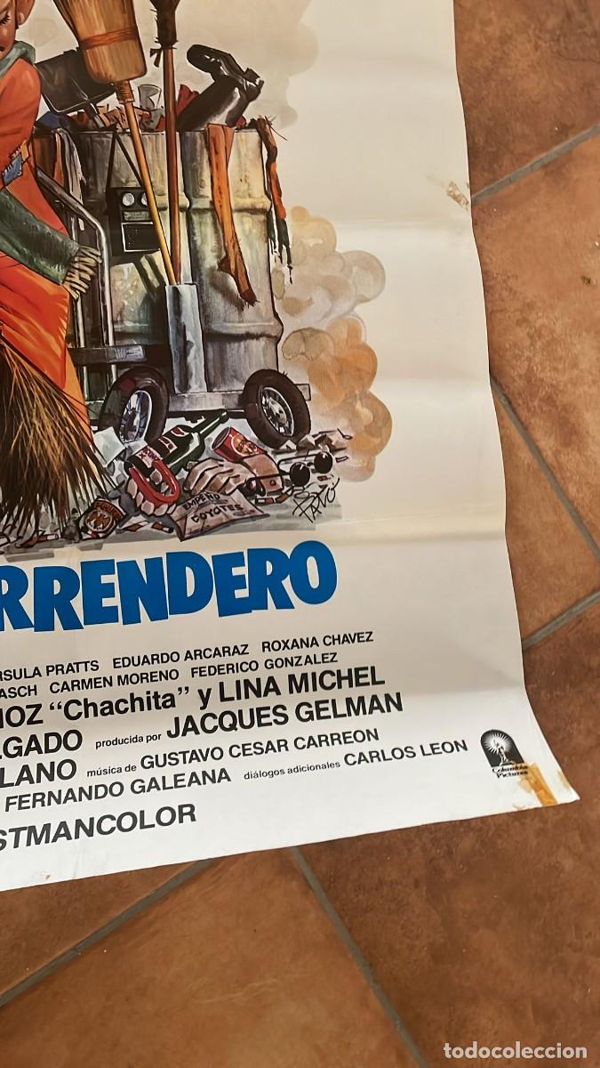 Cine: CANTINFLAS EL BARRENDERO POSTER ORIGINAL - Foto 4