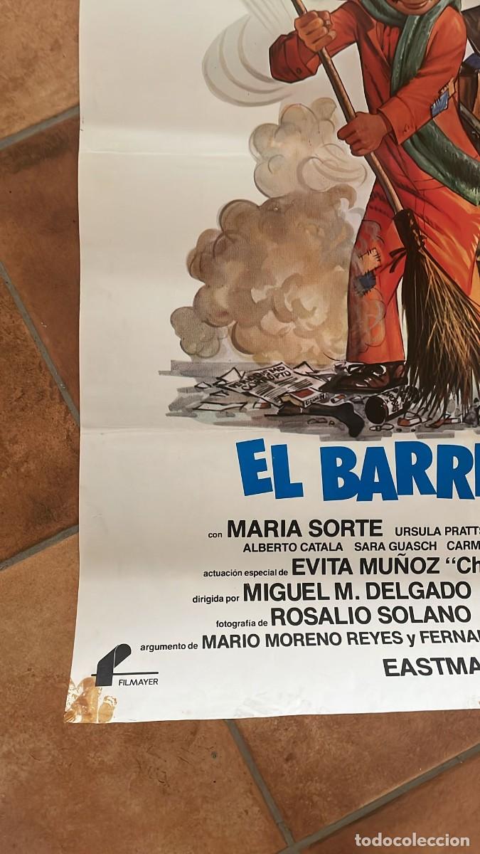 Cine: CANTINFLAS EL BARRENDERO POSTER ORIGINAL - Foto 5