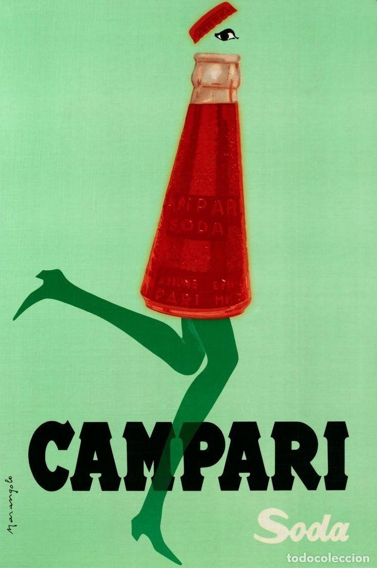 Cinema: CARTEL ARTE CAMPARI 32x45 POSTER COPIA
