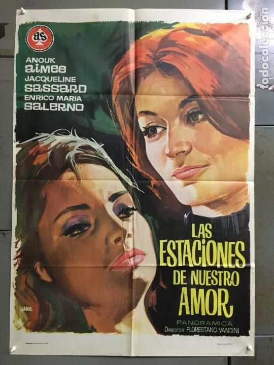 Cinema: JW03 LAS ESTACIONES DE NUESTRO AMOR ANOUK AIMEE JACQUELINE SASSARD POSTER ORIGINAL 70X100 ESTRENO
