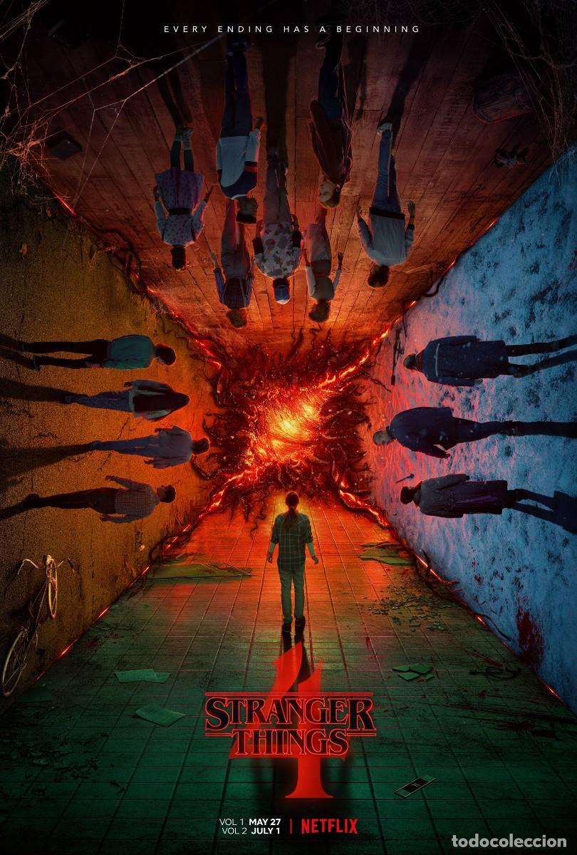 Cine: STRANGER THINGS 4 32 X 45 POSTER COPIA - Foto 1