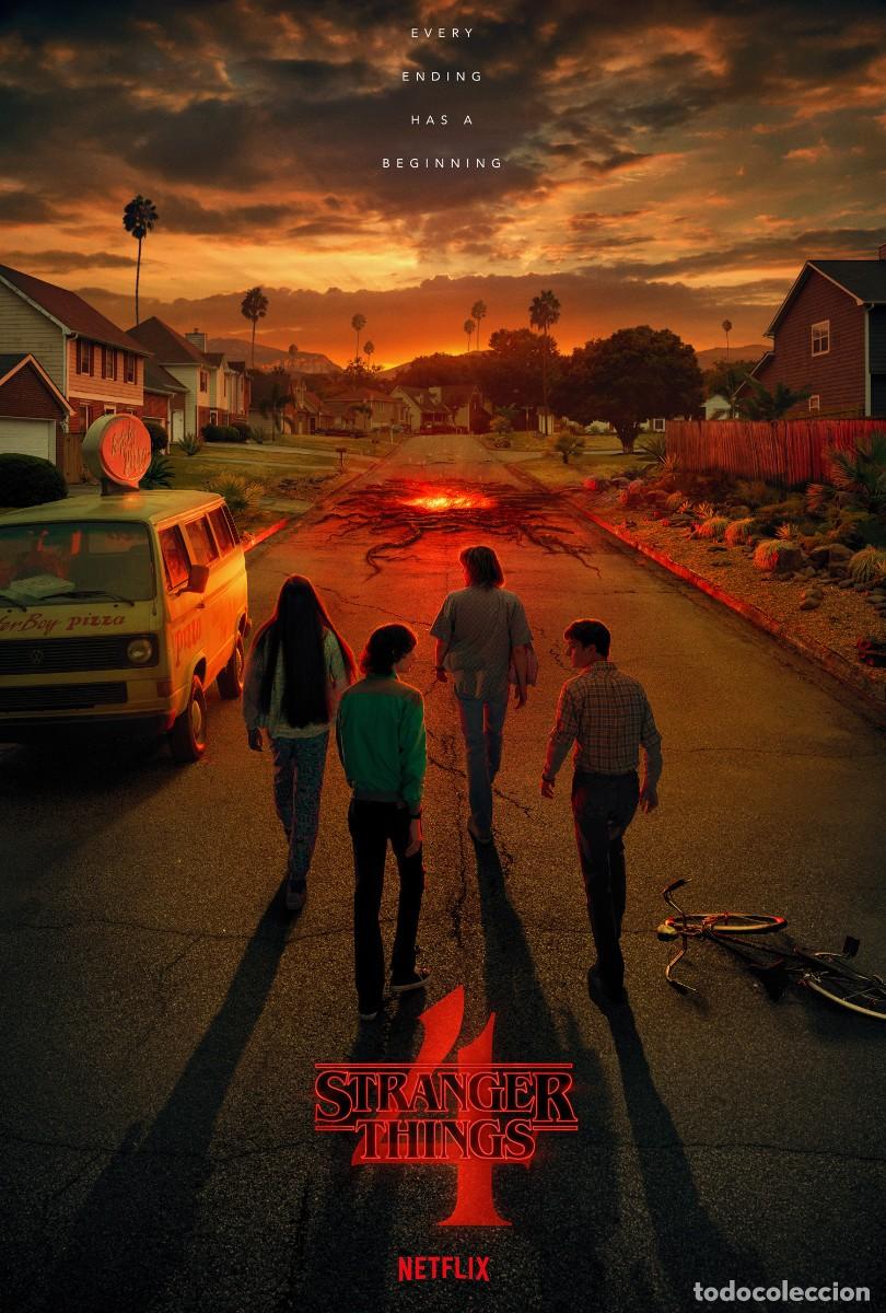 Cine: STRANGER THINGS 4 32 X 45 POSTER COPIA - Foto 1