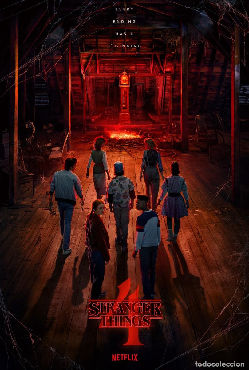 Cine: STRANGER THINGS 4 32 X 45 POSTER COPIA - Foto 1