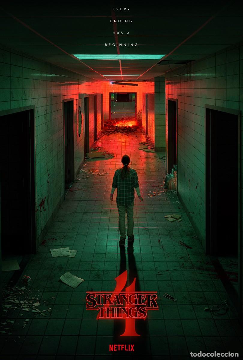Cine: STRANGER THINGS 4 32 X 45 POSTER COPIA - Foto 1