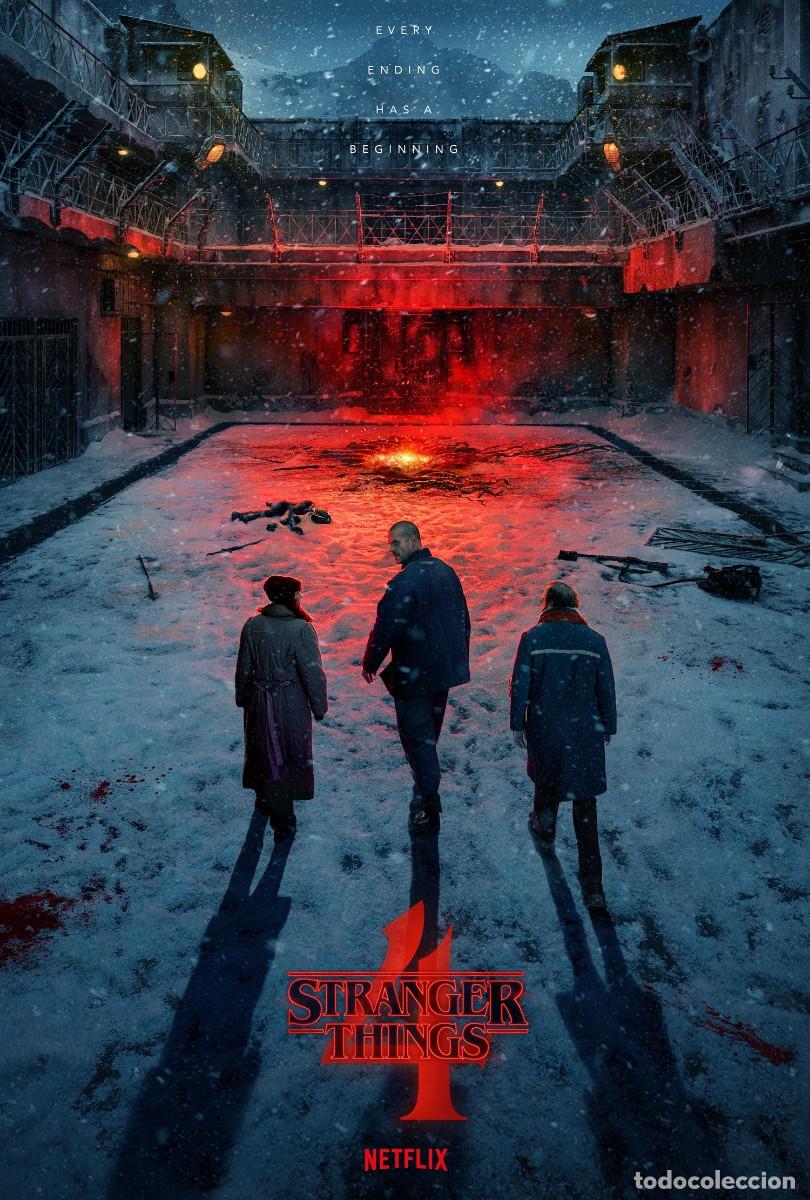 Cine: STRANGER THINGS 4 32 X 45 POSTER COPIA - Foto 1