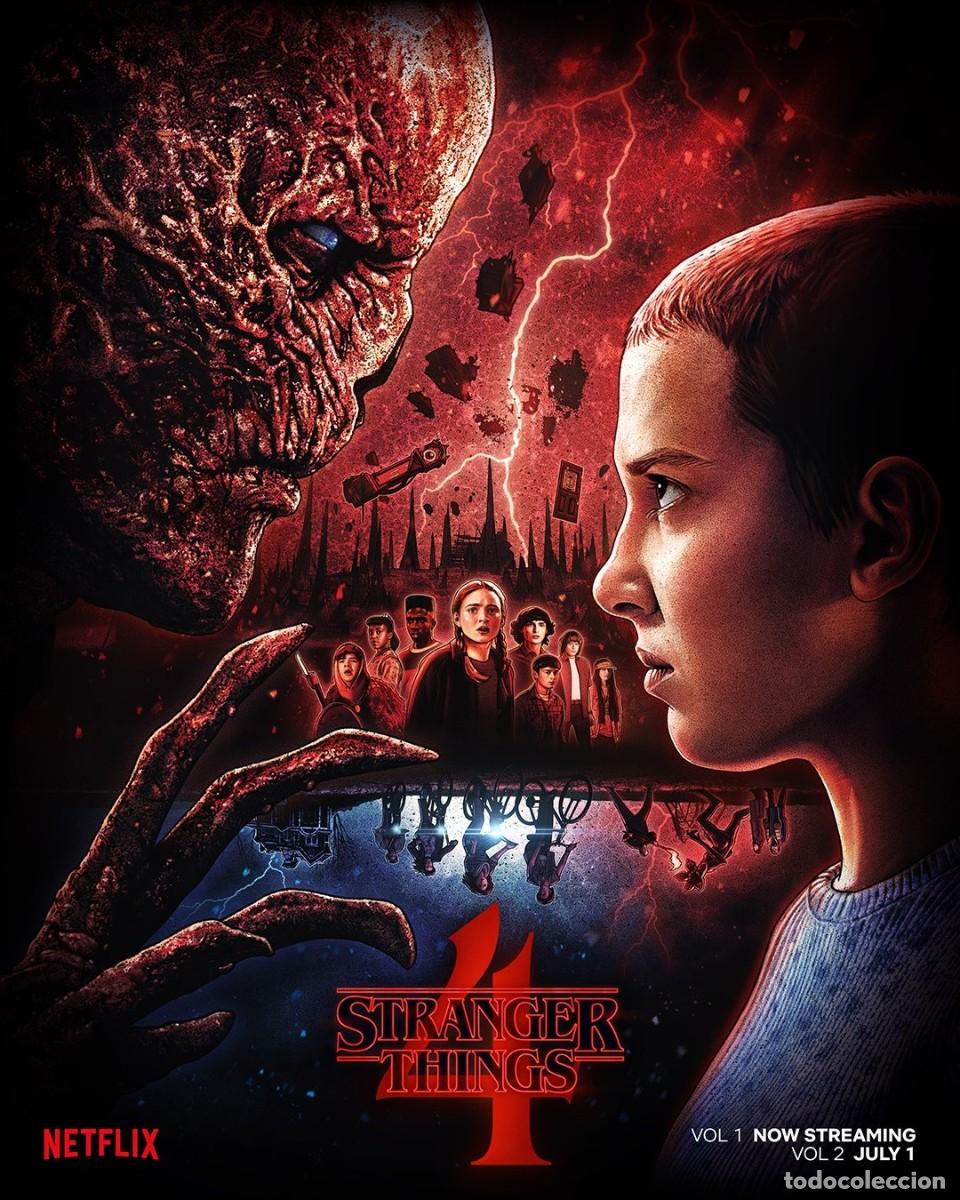 Cine: STRANGER THINGS 4 32 X 45 POSTER COPIA - Foto 1