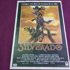 Cinema: CC30, CARTEL DE CINE, SILVERADO, 1985, UNOS 100 X 70 CMS.