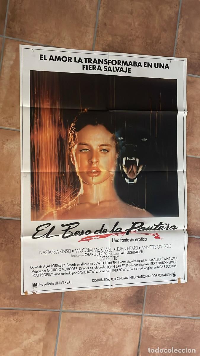 Cine: EL BESO DE LA PANTERA POSTER ORIGINAL - Foto 1