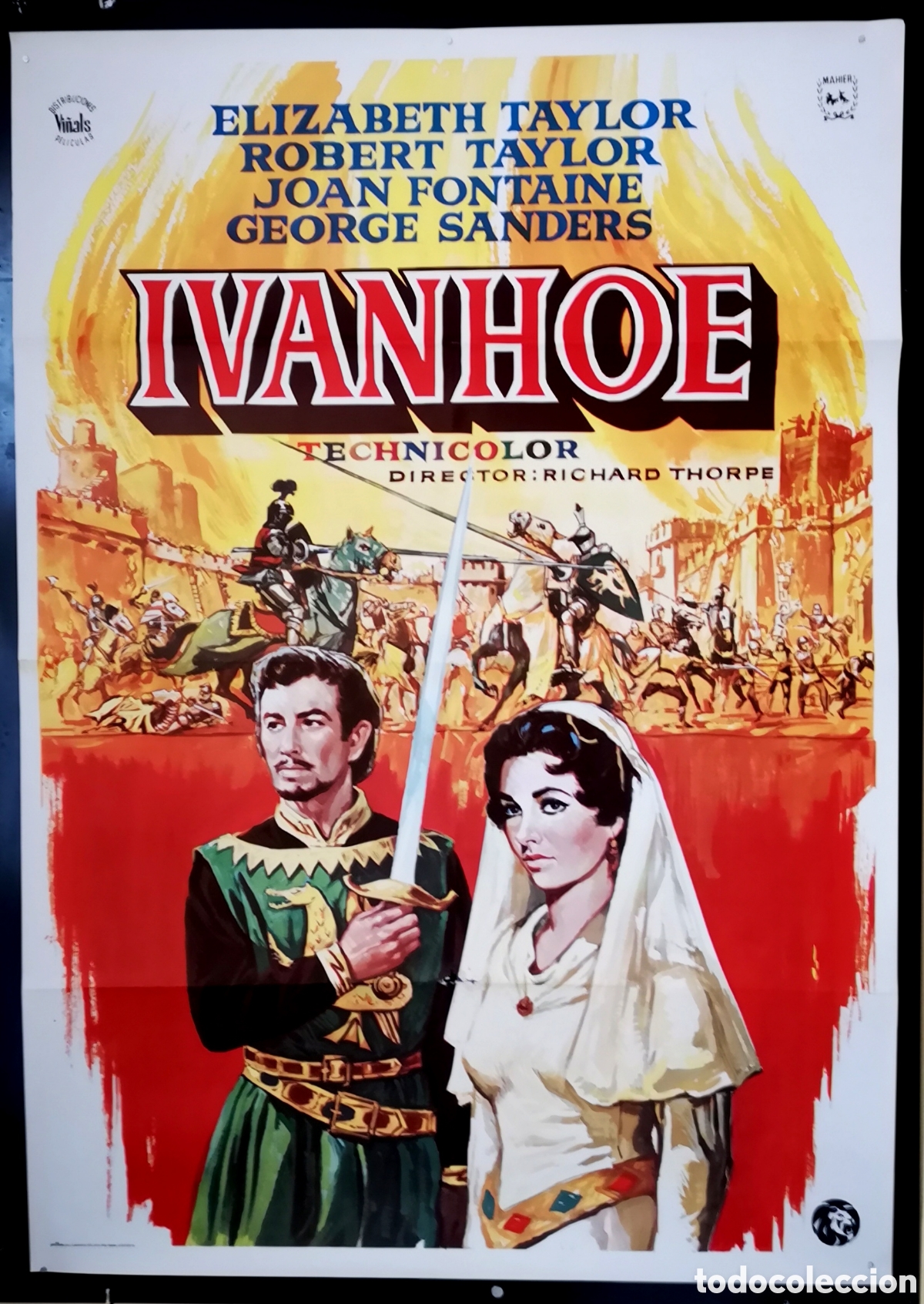 Cine: IVANHOE - 1974 - 70 X 100 - (17) - Foto 1