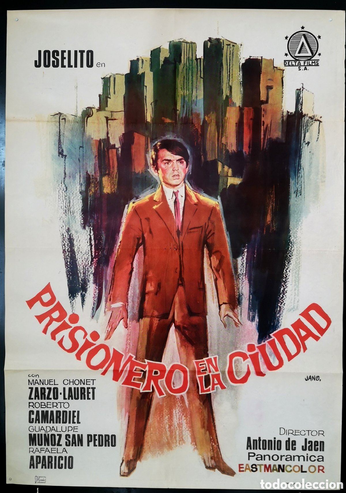 Cine: PRISIONERO DE LA CIUDAD - JOSELITO - 1969 - 70 X 100 - (18)
