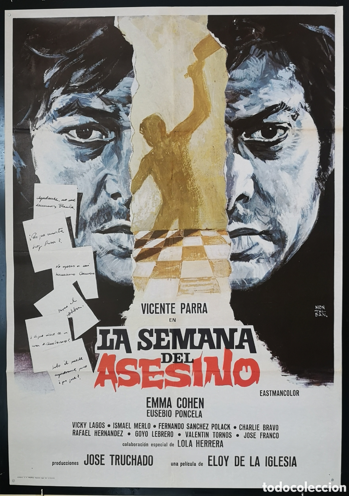 Cinema: LA SEMANA DEL ASESINO - 1973 - 70 X 100 - (18)