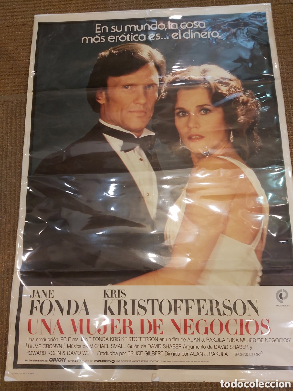 Cin&eacute;ma: Cartel original de cine UNA MUJER DE NEGOCIOS