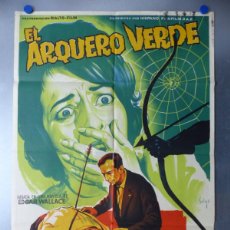 Cine: POSTER - EL ARQUERO VERDE - LITOGRAFIA, SOLIGO, AÑO 1961