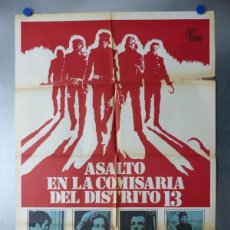 Cine: POSTER - ASALTO EN LA COMISARIA DEL DISTRITO 13 - JOHN CARPENTER, AUSTIN STOKER - AÑO 1979