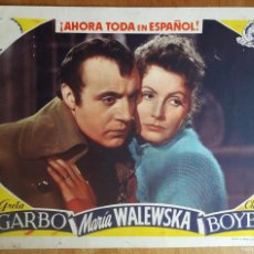 Cine: ”MARIA WALEWSKA” 5 LOBBY CARDS ORIGINALES 1937,