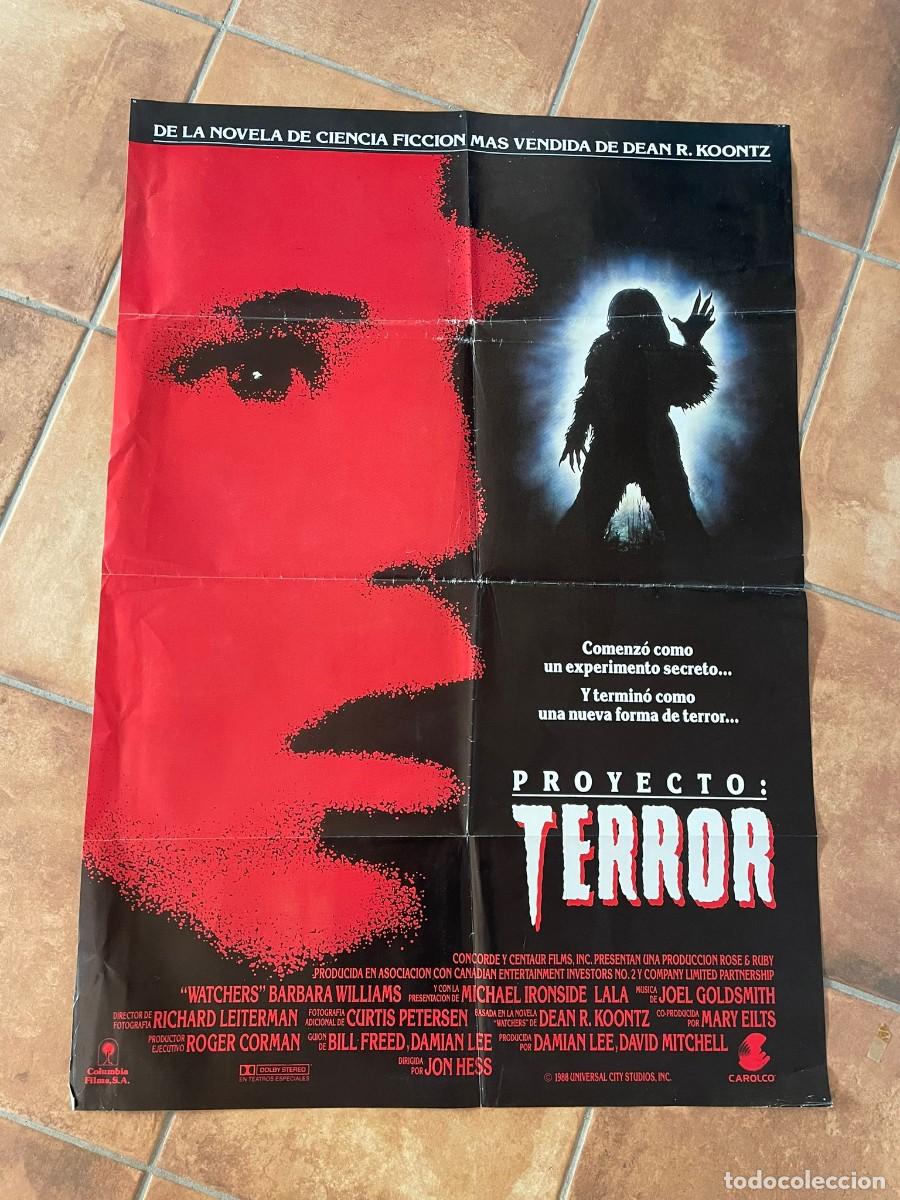 Cine: Proyecto: Terror. Michael Ironside, Corey Haim, Christopher Cary. POSTER ORIGINAL - Foto 1