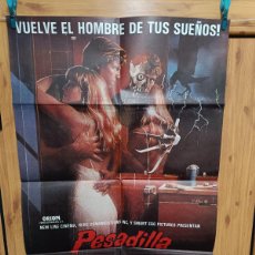 Cine: CARTEL PESADILLA EN ELM STREET 2. LA VENGANZA DE FREDDY. 1985. CARTEL ORIGINAL DE CINE.