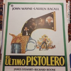 Cine: EL ÚLTIMO PISTOLERO JOHN WAYNE POSTER ORIGINAL 70X100